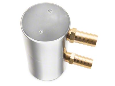 C&L Polished Oil Separator; Driver Side (11-23 Mustang GT; 12-13 Mustang BOSS 302; 15-20 Mustang GT350)