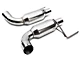 C&L Race Cat-Back Exhaust with Black Tips (18-23 Mustang GT Fastback w/o Active Exhaust)