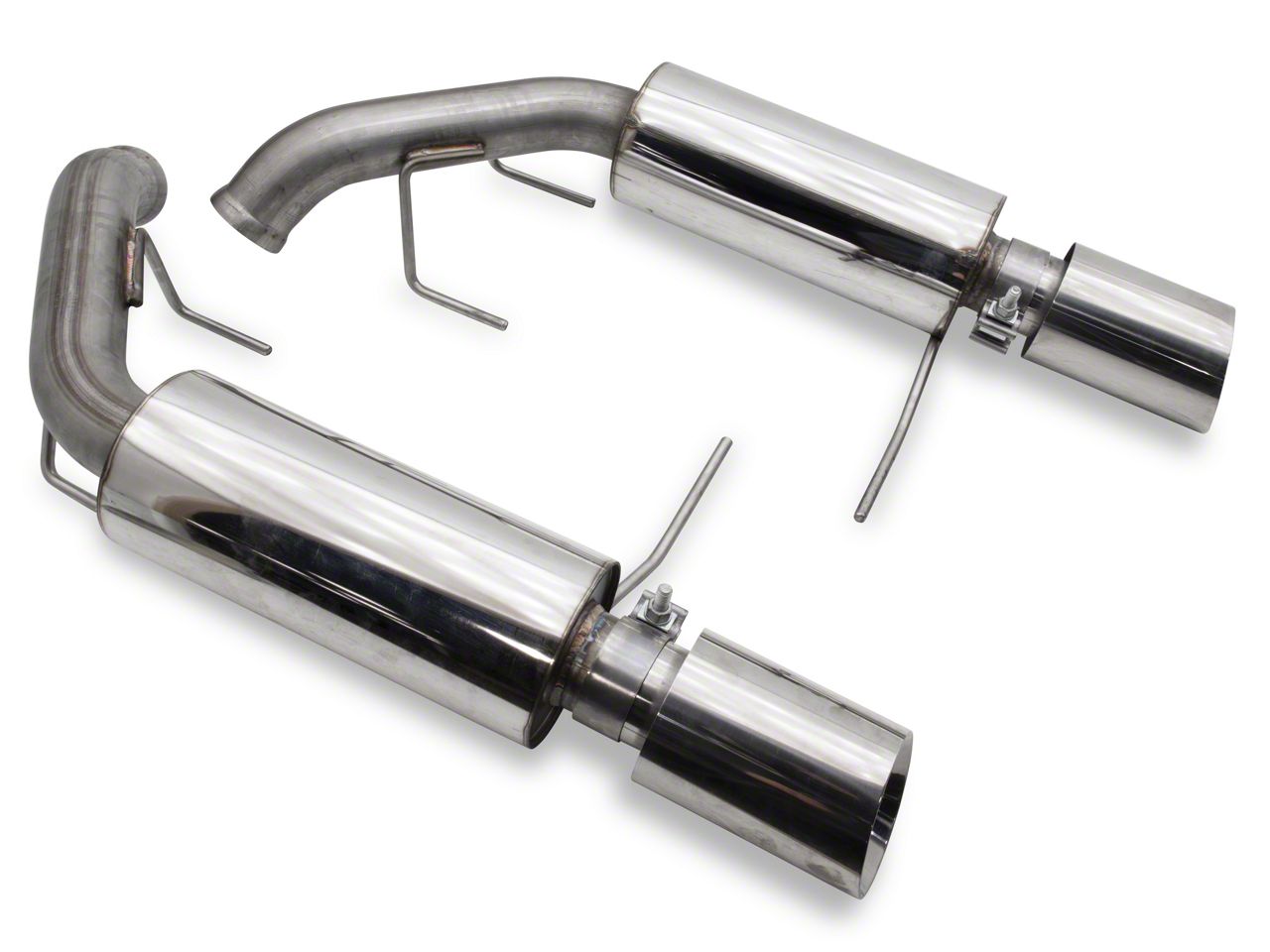 C&L Mustang Sport AxleBack with Polished Tips 412424 (1114 Mustang V6
