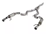 C&L Sport Cat-Back Exhaust with Polished Tips (15-23 Mustang EcoBoost Fastback w/o Active Exhaust)