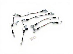 C&L Stainless Steel Brake Hose Kit (24-26 Mustang GT w/ Performance Pack, Dark Horse)