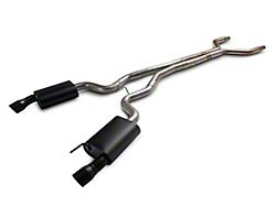 C&L Stainless Steel Cat-Back Exhaust with Black Tips (15-17 Mustang GT Fastback)