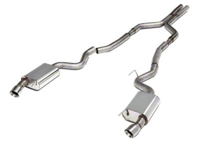 C&L Stainless Steel Cat-Back Exhaust with Polished Tips (15-17 Mustang GT Fastback)