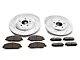 C&L Super Sport Brake Rotor and Pad Kit; Front and Rear (11-14 Mustang GT w/o Performance Pack)