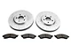 C&L Super Sport Cross-Drilled and Slotted Brake Rotor and Pad Kit; Front (94-04 Mustang Cobra, Bullitt, Mach 1)
