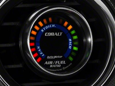 Auto Meter Cobalt Air/Fuel Ratio Gauge; Digital (Universal; Some Adaptation May Be Required)