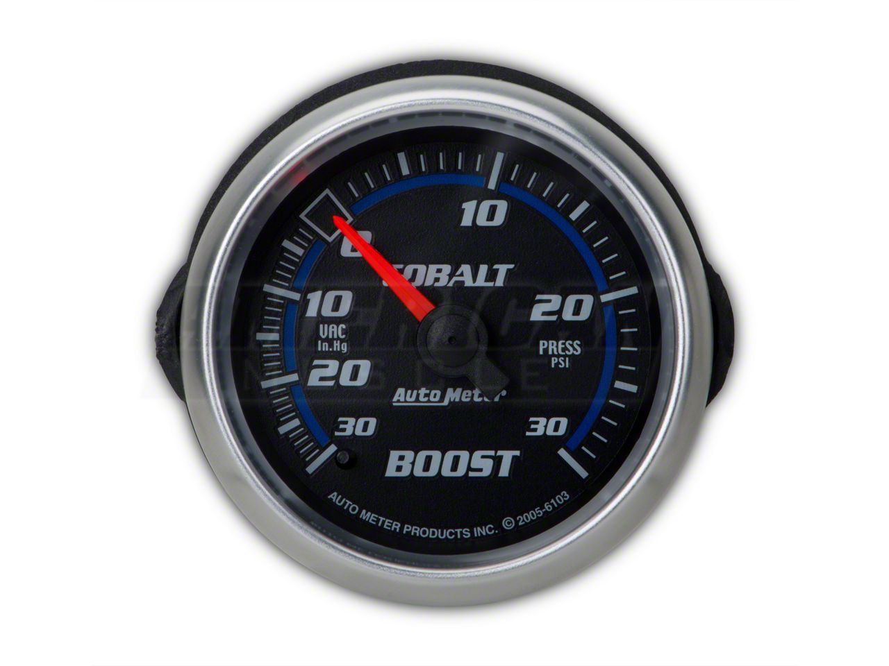 Auto Meter Mustang Cobalt Series 21/16Inch Boost/Vacuum Gauge; 30
