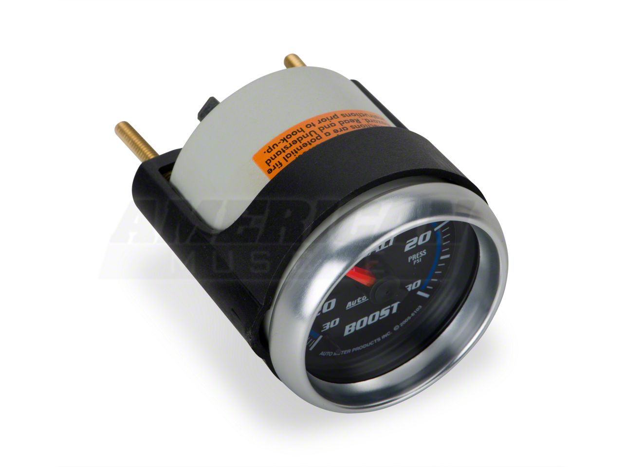 Auto Meter Mustang Cobalt Series 21/16Inch Boost/Vacuum Gauge; 30