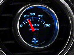 Auto Meter Cobalt Oil Pressure Gauge; Electrical (Universal; Some Adaptation May Be Required)