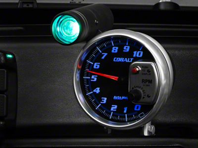 Auto Meter Cobalt Series 5-Inch Pedestal Tachometer with Shift Light; 0-10000 RPM (Universal; Some Adaptation May Be Required)