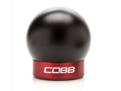 Cobb Manual Shift Knob; Race Red (15-25 Mustang, Excluding GT350 & GT500)
