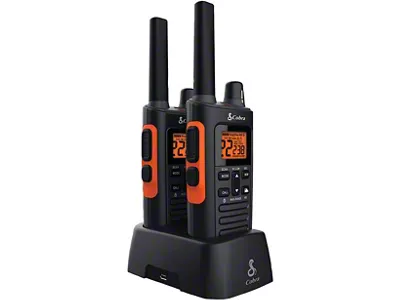 Cobra Splashproof Walkie Talkies; 2-Pack