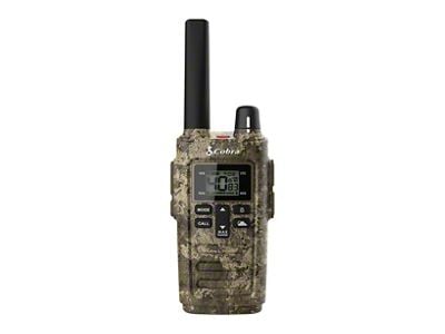 Cobra Weather-Resistant Walkie Talkies; TrueTimber Strata; 2-Pack