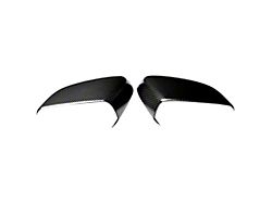 Cobra-Tek Mirror Covers; Carbon Fiber (20-25 Corvette C8)