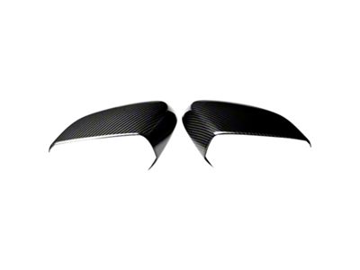 Cobra-Tek Mirror Covers; Carbon Fiber (20-25 Corvette C8)