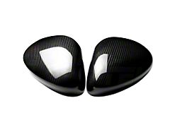 Mirror Covers; Carbon Fiber (21-25 Mustang Mach-E)