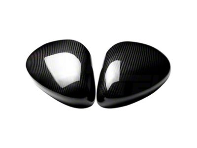 Cobra-Tek Mirror Covers; Carbon Fiber (21-25 Mustang Mach-E)