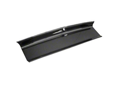 Cobra-Tek Decklid Panel; Gloss Black Carbon Fiber (15-17 Mustang)