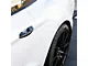 Cobra-Tek Door Handle Covers with Sensor Hole; Gloss Carbon Fiber (15-23 Mustang)