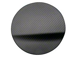 Cobra-Tek Gas Door Cover; Matte Black Carbon Fiber (15-23 Mustang)