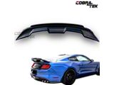 GT350/GT500 Styler Rear Spoiler with Gurney Flap; Carbon Fiber (15-23 Mustang Fastback)