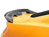 GT500 Style Rear Spoiler; Gloss Black Carbon Fiber (15-23 Mustang Fastback)