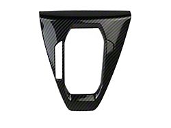 Shifter Trim; Dry Carbon Fiber (24-25 Mustang w/ Automatic Transmission)