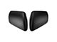 Cobra-Tek Side View Mirror Covers with Turn Signal Openings; Gloss Black Carbon Fiber (15-23 Mustang)
