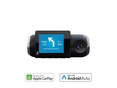 Cobra Dual Dash Cam Full HD with GPS, WIFI and BT (Universal; Some Adaptation May Be Required)