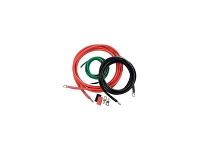 Cobra High Wattage Power Inverter Cable Kit; 10-Foot