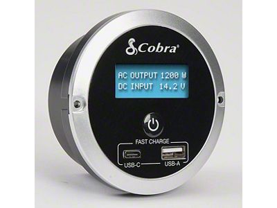 Cobra Power Inverter Remote On/Off Controller with Fast Charge USB