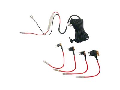 Cobra Radar Detector Barrel Connector Hardware Kit; Direct Wire to DC