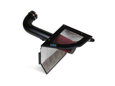 Cold Air Inductions Cold Air Intake; Textured Black (10-15 6.2L Camaro w/ SLP Supercharger)