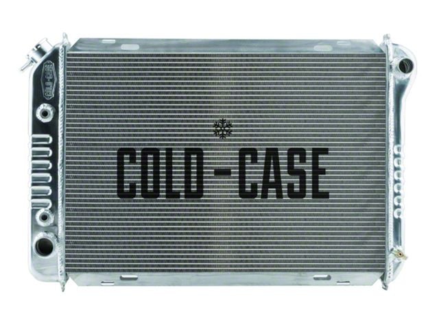 COLD-CASE Radiators Aluminum Performance Radiator; 1-Inch Tubes (87-93 5.0L Mustang w/ Automatic Transmission)