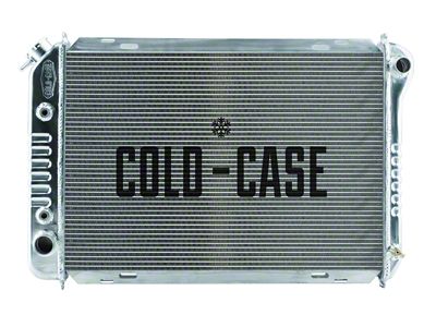 COLD-CASE Radiators Aluminum Performance Radiator; 1-Inch Tubes (87-93 5.0L Mustang w/ Automatic Transmission)
