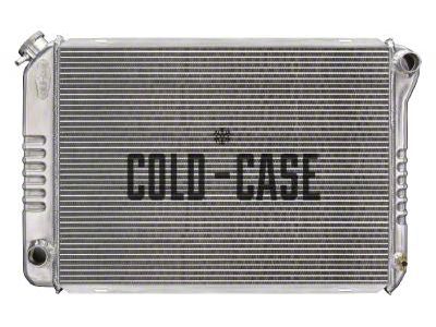 COLD-CASE Radiators Aluminum Performance Radiator with Dual 12-Inch Fans (79-93 Mustang w/ Coyote Swap)