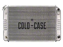 COLD-CASE Radiators Aluminum Performance Radiator with Dual 12-Inch Fans (79-93 Mustang w/ LS Swap)