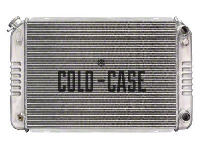 COLD-CASE Radiators Aluminum Performance Radiator with Dual 12-Inch Fans (79-93 Mustang w/ LS Swap)