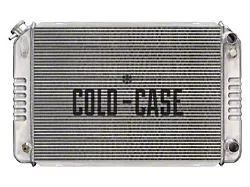 COLD-CASE Radiators Aluminum Performance Radiator with Dual 12-Inch Fans (79-93 Mustang w/ LS Swap)