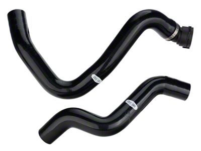 COLD-CASE Radiators Silicone Radiator Hose Kit; Black (79-93 Mustang w/ Coyote Swap; 11-14 Mustang GT)