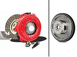 McLeod Street Pro Organic Clutch Kit with Lightened 8-Bolt Steel Flywheel; 23-Spline (11-17 Mustang GT)