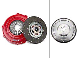 McLeod Super Street Pro Organic/Ceramic Clutch Kit with Lightened 6-Bolt Steel Flywheel; 10-Spline (Late 01-04 Mustang GT)