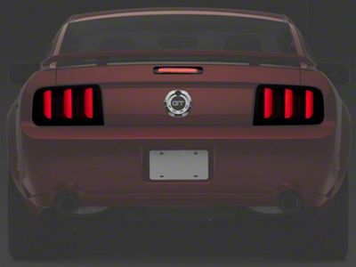 Axial Series LED Third Brake Light and Vector V2 LED Tail Lights; Smoked (05-09 Mustang)