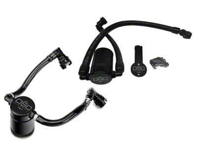 J&L 3.0 Oil Separator; Black Anodized; Driver and Passenger Side (11-17 Mustang GT; 12-13 Mustang BOSS 302; 15-20 Mustang GT350)