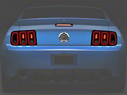 Raxiom Gen5 Tail Lights and Axial Series LED Third Brake Light; Smoked (05-09 Mustang)