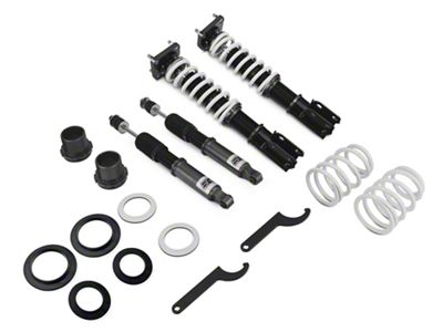 SR Performance V2 Height and Damping Adjustable Coil-Over Kit with Polyurethane Rear Spring Isolators (94-04 Mustang, Excluding 99-04 Cobra)