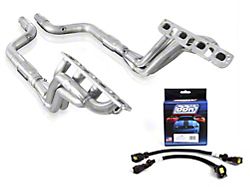 Stainless Power 1-7/8-Inch Long Tube Headers with Catted Mid-Pipe and BBK Front O2 Sensor Wire Harness Extension Kit (06-23 V8 HEMI RWD Charger, Excluding 6.2L HEMI)