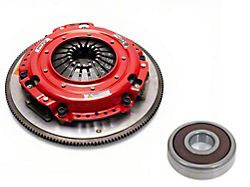 McLeod RXT Twin Disc 1000HP Ceramic Clutch Kit with 6-Bolt Steel Flywheel and Pilot Bearing; 26-Spline (10-15 V8 Camaro)
