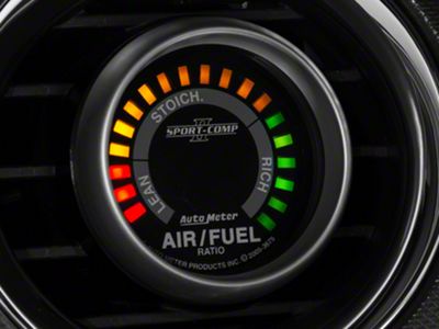 Auto Meter Sport Comp II Air/Fuel Ratio Gauge; Digital (Universal; Some Adaptation May Be Required)