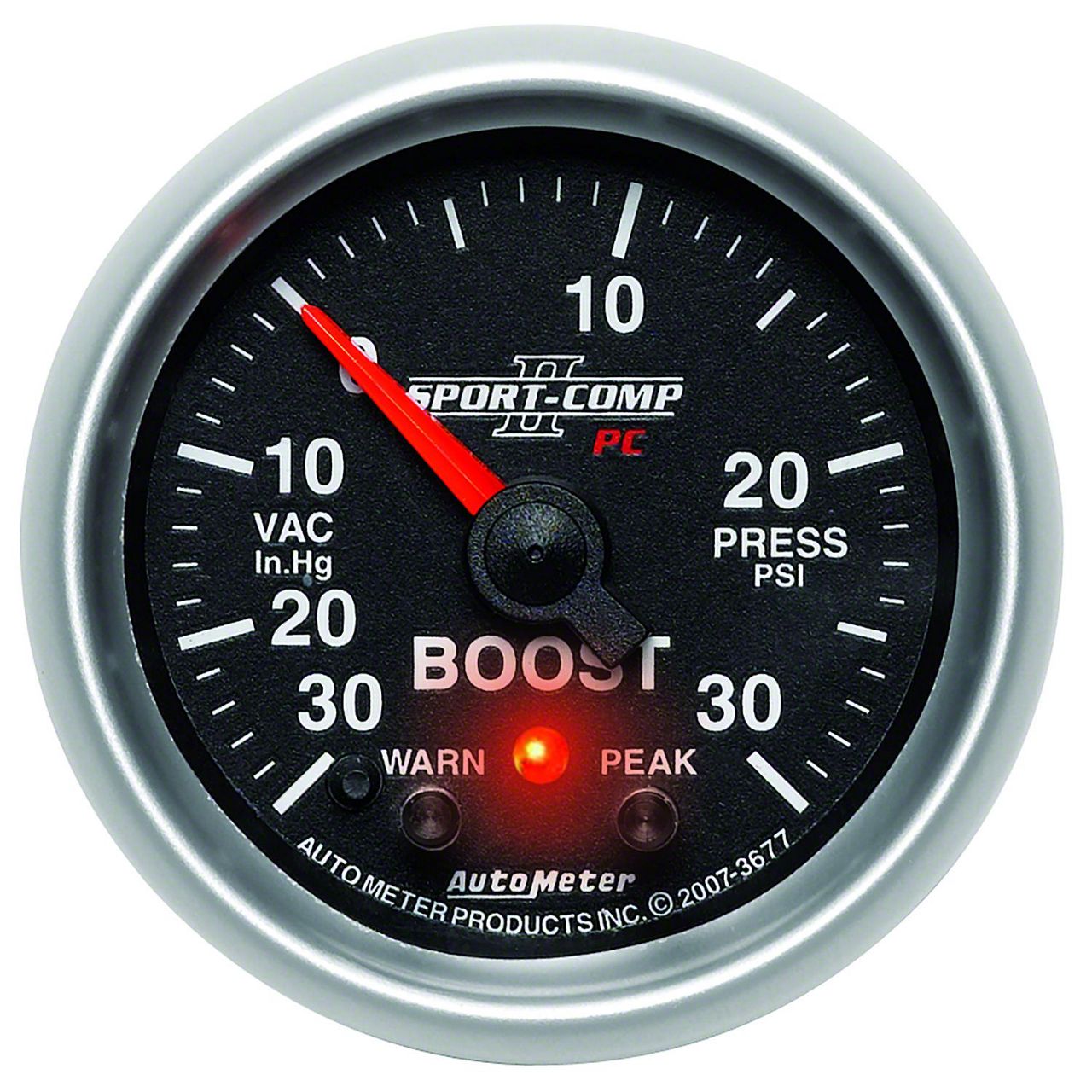 Auto Meter Mustang II Series 21/16Inch Boost/Vacuum Gauge
